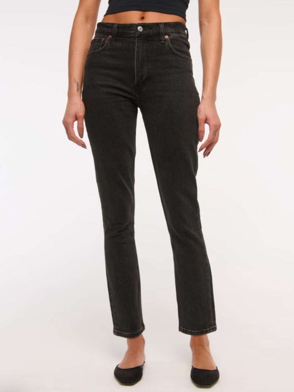 Abercrombie & Fitch Black High-Rise The Skinny Jeans